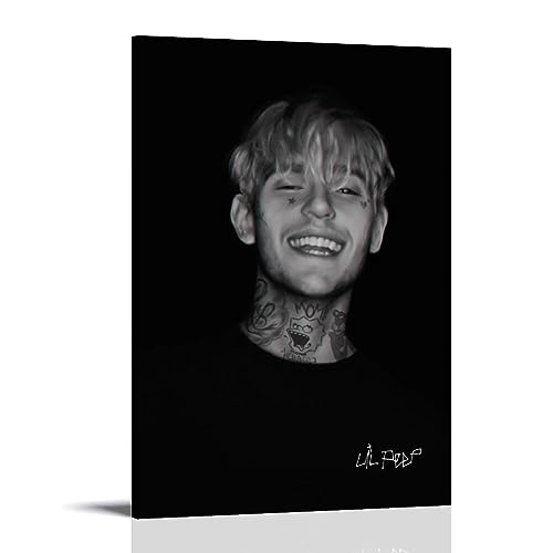 UMCHU Lil Peep Poster Dekorative Malerei Leinwand Wandkunst Wohnzimmer Poster Schlafzimmer Malerei,Wandkunst Bilddruck Moderne Familienzimmer Dekor 08x12inch(20x30cm) von UMCHU