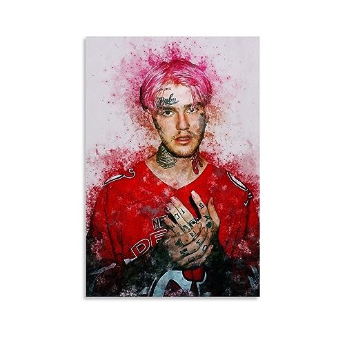 UMCHU Lil Peep Rapper Art Poster Dekorative Malerei Leinwand Wandkunst Wohnzimmer Poster Schlafzimmer Malerei,Wandkunst Bilddruck Moderne Familienzimmer Dekor 20x30inch(50x75cm) von UMCHU