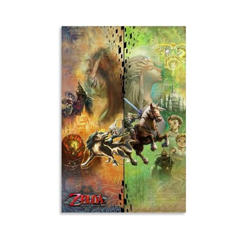 UMCHU The Legend of Zelda Twilight Princess Poster Dekorative Malerei Leinwand Wandkunst Wohnzimmer Poster Schlafzimmer Malerei,Wandkunst Bilddruck Moderne Familienzimmer Dekor 20x30inch(50x75cm) von UMCHU