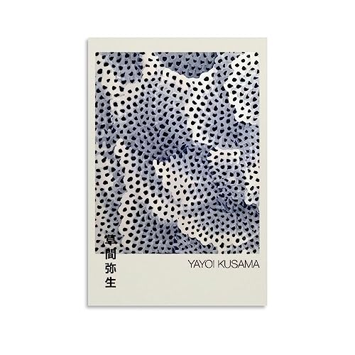 UMCHU Yayoi Kusama Poster Dekorative Malerei Leinwand Wandkunst Wohnzimmer Poster Schlafzimmer Malerei,Wandkunst Bilddruck Moderne Familienzimmer Dekor 16x24inch(40x60cm) von UMCHU