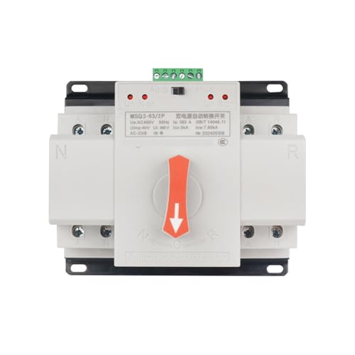 Dual Power Automatic Transfer Switch Dual Power Automatic Transfer Switch ATS Haushalt 220V Schneller Zweiwege-Umwandlungsschalter 380V Verteilerkasten Gewidmet(MSQ3-63/2PbasictyPe) von UMDNXNMA