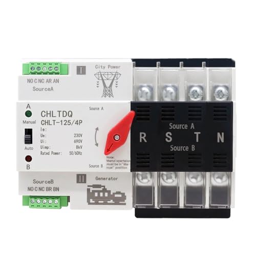 Dual Power Automatic Transfer Switch Dual Power Automatischer Transferschalter ATS Millisekunden Dauerstromschalter ATS220V(4P100A) von UMDNXNMA
