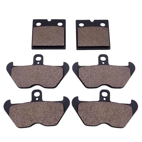 UMIXIRE Bremsbelagsatz Für Motorrad Vorn Und Hinten Für B&MW K 1200 LT RS K1200RS K1200LT 96-10 K100 K100RS K 100 1989-1992 K1100 LT Bremsbeläge Scheibenbremse(Black-Front and Rear) von UMIXIRE
