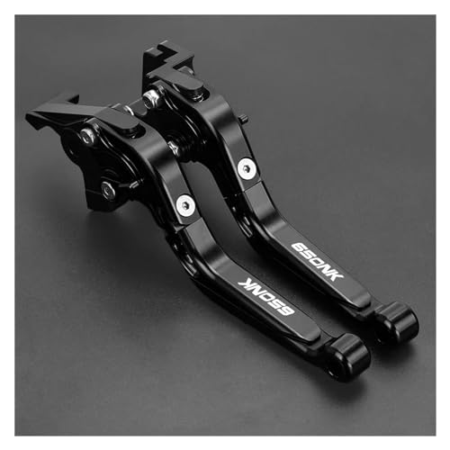 UMIXIRE Für CFMOTO 650NK 650 NK 2023 NK650 CF MOTO Motorrad Verstellbarer Ausziehbarer Klappbarer Bremskupplungshebel Lenkergriff Motorradkupplung(Black) von UMIXIRE