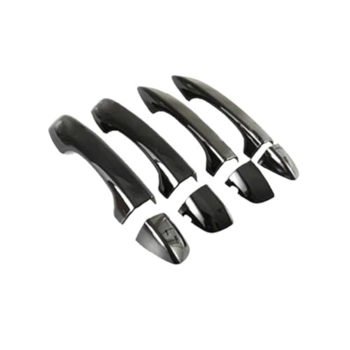 UMIXIRE Türgriffabdeckung Für VW Für Polo MK6 AW BZ 2017 2018 2019 2020 2021 2022 2023 Auto-Außentürgriffabdeckung, Zierleiste, Schutz Außentürgriff(Schwarz glänzend) von UMIXIRE