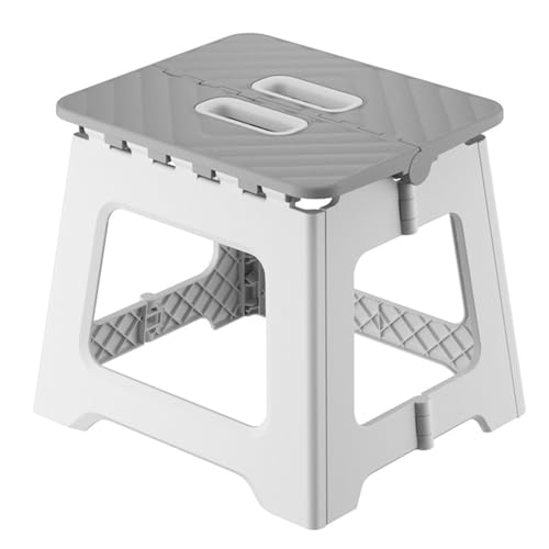 UMLIPOT Klapphocker，KüChe Tritt，Trittleiter 1 Stufen Klappbar,Klapphocker für Erwachsene Tragbarer Faltbarer Klapphocker 150 kg Belastbarkeit Küche, Bad, Camping, Garten Hocker 25.5 cm Höhe von UMLIPOT