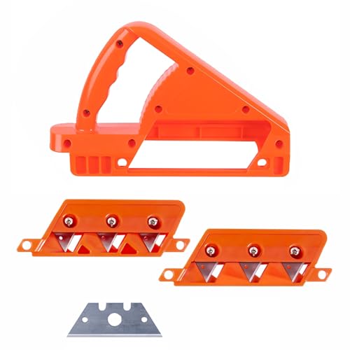 Gipskarton Hobel, Kantenhobel Gipskarton, Rigips Hobel，45° And 60° Gipskartonschneider, Kanten Werkzeug Rigips For Plasterboard, Cork Boards With10 Blades Replacemen von UMLIPOT