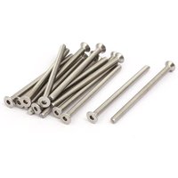 Umnuou - 15 Stück flache Senkkopf-Innensechskantschrauben Innensechskantschraube M3x5 316 Edelstahl Silber von UMNUOU