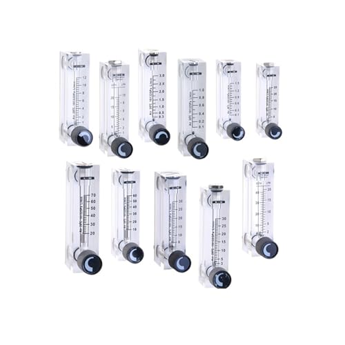 0,1-1 0,5-5 1-10 2-20 3-30 4-40 5-50 10-100 LPM 1/4 "BSPT Weibliche PMMA Gas Durchflussmesser Air Flow Meter Panel Typ Rotameter(10-100 ml per min) von UMOBXKIFN