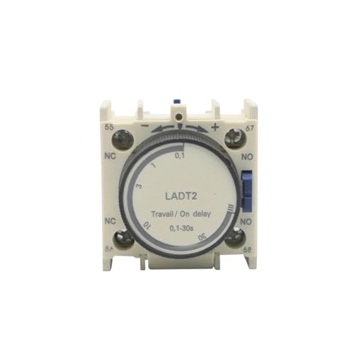 1pc Travail/Auf Verzögerung Block LADT2 0,1-30s AC Schütz Modul von UMOBXKIFN