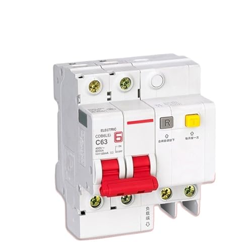 CDB6LEi RCD RCCB Typ B Erdschluss kleiner Fehlerstromschutzschalter 2P 4P AC 40a 63a 100a 30ma 10KA DIN-Schiene 220V(2P,32A) von UMOBXKIFN