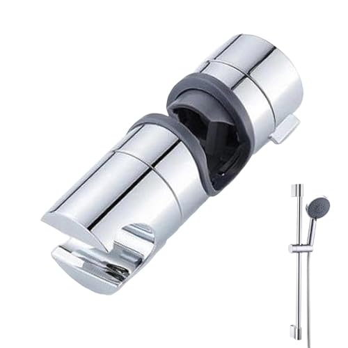 Duschkopfhalter, Handbrausehalterung, Ersatz für 22–25 mm Gleitstange, verstellbarer Stangenhalter von UMORDUP