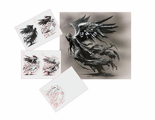 UMR-DESiGN AS-362 Dark Angel Step by Step Schablone für Acryl, Airbrush, Spray, Lacke und Wandfarbe UMR-DESiGN AS-362 Dark Angel Step by Step Schablone für Acryl, Airbrush, Spray, Lacke und Wandfarbe von UMR-Design