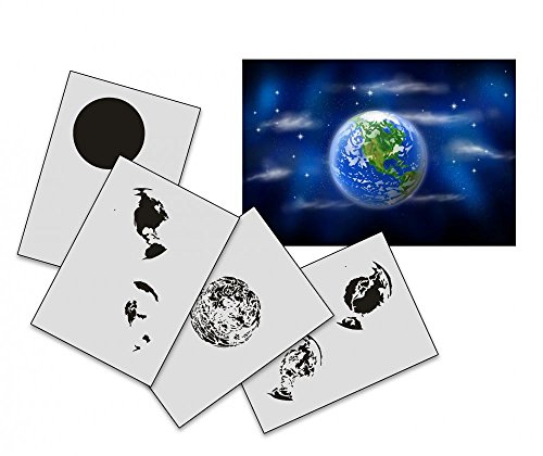UMR-Design AS-161 Earth Airbrushschablone Step by Step Grösse XL von UMR-Design