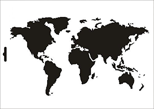UMR-Design W-125 Map Wand/Textilschablone Grösse A5 von UMR-Design