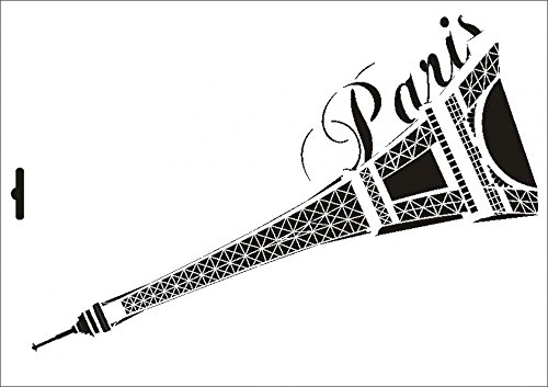 UMR-Design W-408 Eiffel Paris Wand/Textilschablone Grösse A5 UMR-Design W-408 Eiffel Paris Wand/Textilschablone Grösse A5 von UMR-Design