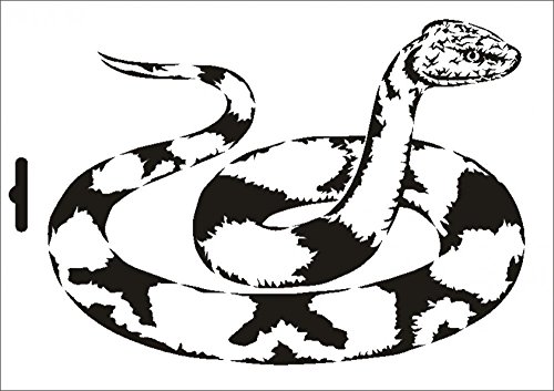UMR-Design W-636 Snake Wand/Textilschablone Grösse A5 von UMR-Design