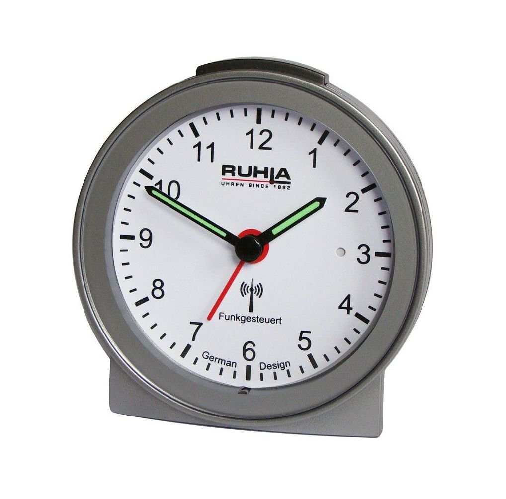 UMR Ruhla Funkwecker no tick analog silberfarben 256-2 UMR Ruhla Funkwecker no tick analog silberfarben 256-2 von UMR Ruhla
