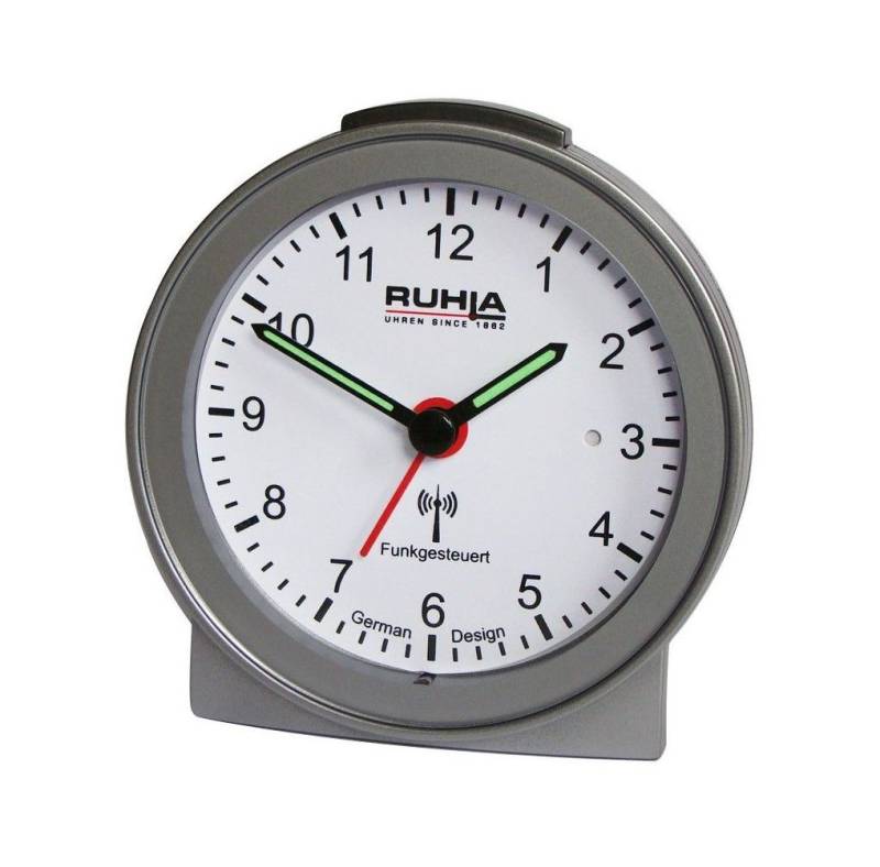 UMR Ruhla Funkwecker no tick analog silberfarben 256-2 UMR Ruhla Funkwecker no tick analog silberfarben 256-2 von UMR Ruhla