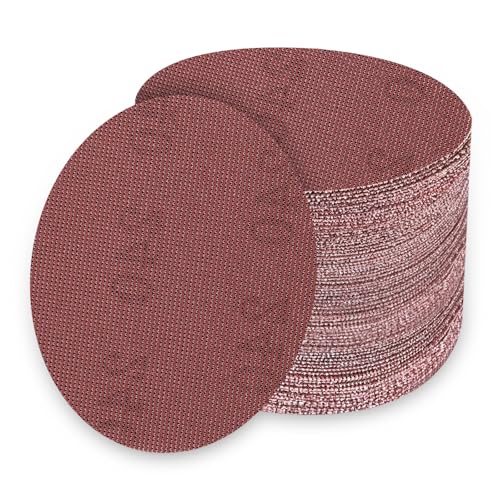UMXIUO 30 Stück Schleifgitte 150mm Klett, Schleifpapier Retikulierte 240 Körnung für Bandschleifer, Für Schleifarbeiten an Wänden, Decken, Karosserie sowie Holz, Metall und Lack UMXIUO 30 Stück Schleifgitte 150mm Klett, Schleifpapier Retikulierte 240 Körnung für Bandschleifer, Für Schleifarbeiten an Wänden, Decken, Karosserie sowie Holz, Metall und Lack von UMXIUO