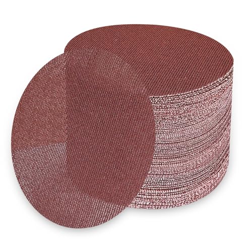 UMXIUO 30 Stück Schleifgitte 150mm Klett, Schleifpapier Retikulierte 80 Körnung für Bandschleifer, Für Schleifarbeiten an Wänden, Decken, Karosserie sowie Holz, Metall und Lack UMXIUO 30 Stück Schleifgitte 150mm Klett, Schleifpapier Retikulierte 80 Körnung für Bandschleifer, Für Schleifarbeiten an Wänden, Decken, Karosserie sowie Holz, Metall und Lack von UMXIUO