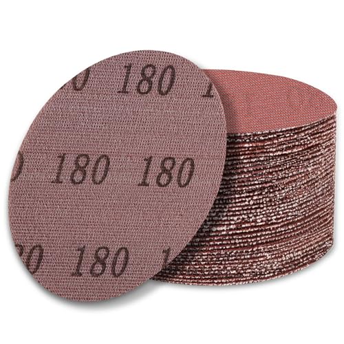 UMXIUO 50 Stück Schleifgitte 125mm Klett, Schleifpapier Retikulierte 180 Körnung für Bandschleifer, Für Schleifarbeiten an Wänden, Decken, Karosserie sowie Holz, Metall und Lack UMXIUO 50 Stück Schleifgitte 125mm Klett, Schleifpapier Retikulierte 180 Körnung für Bandschleifer, Für Schleifarbeiten an Wänden, Decken, Karosserie sowie Holz, Metall und Lack von UMXIUO