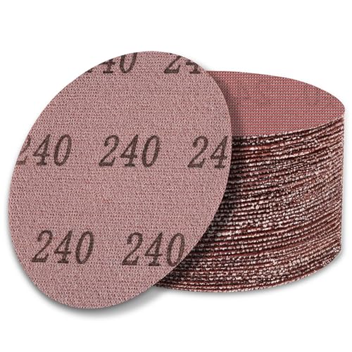 UMXIUO 50 Stück Schleifgitte 125mm Klett, Schleifpapier Retikulierte 240 Körnung für Bandschleifer, Für Schleifarbeiten an Wänden, Decken, Karosserie sowie Holz, Metall und Lack UMXIUO 50 Stück Schleifgitte 125mm Klett, Schleifpapier Retikulierte 240 Körnung für Bandschleifer, Für Schleifarbeiten an Wänden, Decken, Karosserie sowie Holz, Metall und Lack von UMXIUO