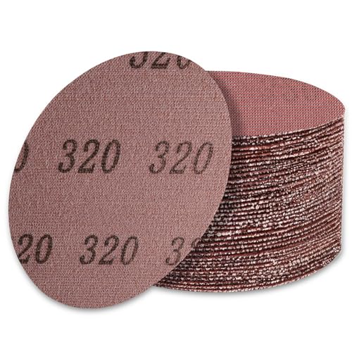 UMXIUO 50 Stück Schleifgitte 125mm Klett, Schleifpapier Retikulierte 320 Körnung für Bandschleifer, Für Schleifarbeiten an Wänden, Decken, Karosserie sowie Holz, Metall und Lack UMXIUO 50 Stück Schleifgitte 125mm Klett, Schleifpapier Retikulierte 320 Körnung für Bandschleifer, Für Schleifarbeiten an Wänden, Decken, Karosserie sowie Holz, Metall und Lack von UMXIUO