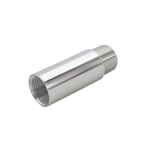 1/8 "1/4" 3/8 "1/2" 3/4 "1" Außengewinde x Innengewinde Verlängerungsrohr 304 Edelstahl Nahtlose Rohrverschraubung Anschlussadapter(Length 40mm,1/4") von UMXJEXU