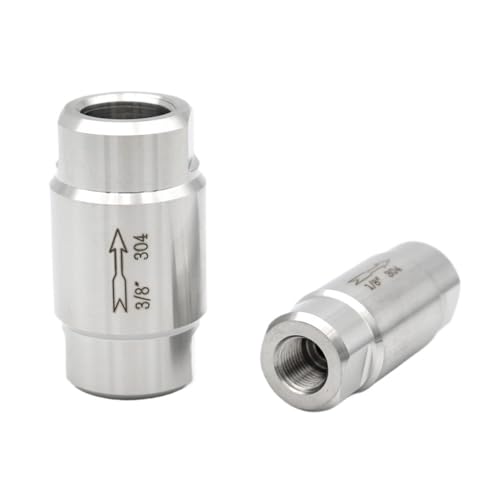 1 stück BSPT Gewinde Weibliche Überprüfen Ventil Hohe Temperatur Und Druck SS304 Edelstahl 1/8 "1/4" 3/8 "1/2" 3/4 "1" One Way Nicht-return(1/4") von UMXJEXU