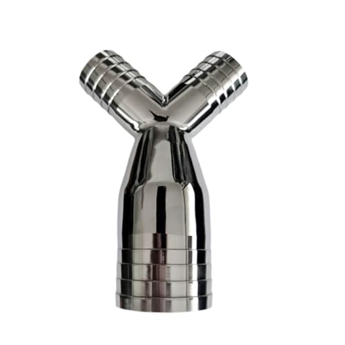 16 19 25 32 38 45 51mm Schlauch Barb Minderer Schwanz Y Form T 3 Möglichkeiten 304 Edelstahl Rohr fitting Anschluss Homebrew(32-25-25mm) von UMXJEXU