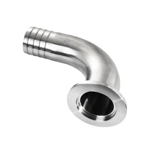 19 25 38 45 51 57mm Schlauch Barb zu KF16 KF25 KF40 KF50 vakuum 90 Grad Ellenbogen SUS304 Edelstahl Fitting Homebrew(KF16 to Tube 19mm) von UMXJEXU