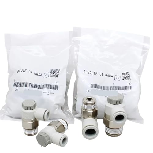 1pc Ellenbogen Flow Control Ventil Armaturen AS1201F/AS2201F/AS3201F-M5/01/02/03-04A/06A/08/10SA(AS2201F-01-08SA) von UMXJEXU