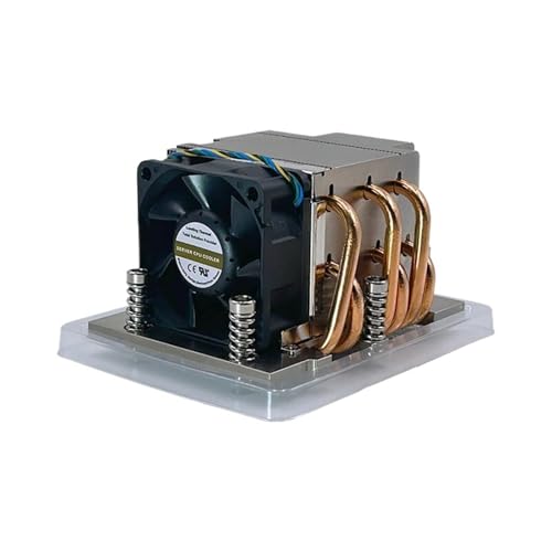 2U SP5 CPU-Kühler mit 6 Kupferrohren TDP 380W Server-Kühlkörper Workstation-Prozessor PC-Kühler 4PIN 6025MM PWM-Lüfter von UMXJEXU