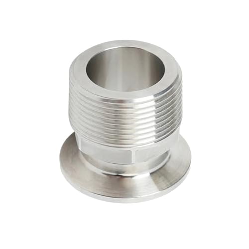 3/4 "1" 1,2 "1,5" 2 "3" 4 "NPT Außengewinde auf 2" 2,5 "3" 4 "Tri Clamp304 Edelstahl Rohr Fitting Anschluss Adapter(TC 119mm,3") von UMXJEXU