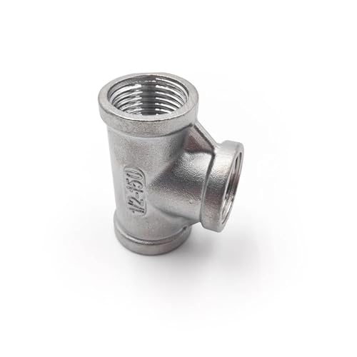 BSPT 1/4 "1/2" 3/4 "1" 1-1/2 "2" Vier-weg/drei-weg Typ/ellenbogen Butt Adapter 304 Edelstahl Rohr Armaturen Geeignet Hause Rohrleitungen(Internal 3-Way,3/8") von UMXJEXU