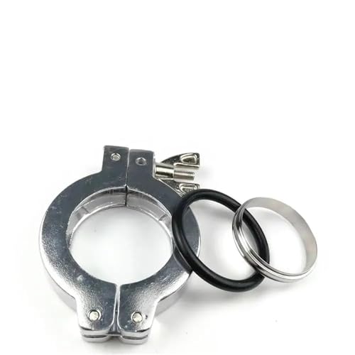 KF16 KF25 KF40 KF50 Vakuum Klemme Set 304 Edelstahl Aluminium Legierung Flansch Ring Zentrum Halterung Rohr Armaturen FPM O-ring(Aluminum KF16 Suit,1PCS) von UMXJEXU