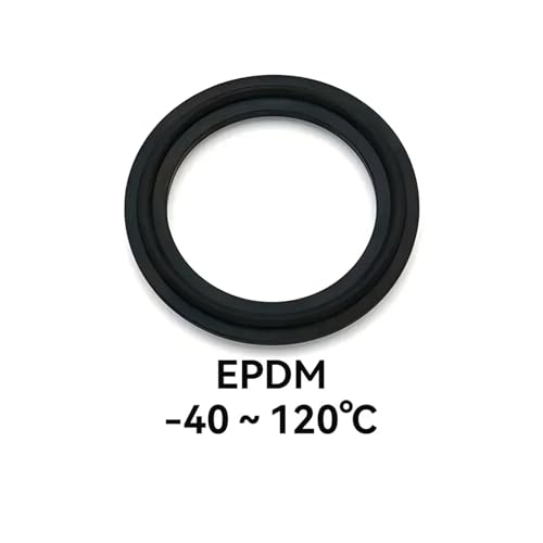 Lebensmittelqualität Dichtung Waschmaschine 5 10Pcs Tri Clamp Ferrule Dichtung ISO Druck Silicon for Homebrew(EPDM,5PCS_140MM-155MM) von UMXJEXU