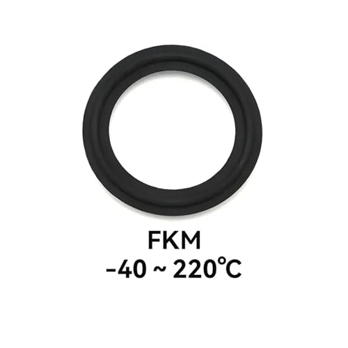 Lebensmittelqualität Dichtung Waschmaschine 5 10Pcs Tri Clamp Ferrule Dichtung ISO Druck Silicon for Homebrew(FKM,10PCS_76.2MM-91MM) von UMXJEXU