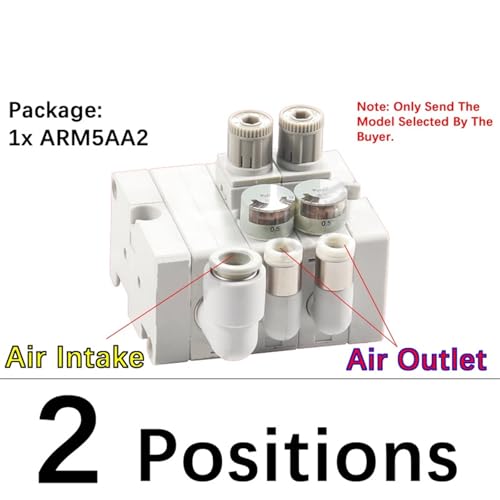 Micro ARM5AA2-219-320-421-522-M22-A Pneumatisches Druckminderventil(2 positions,6mm To 4mm) von UMXJEXU