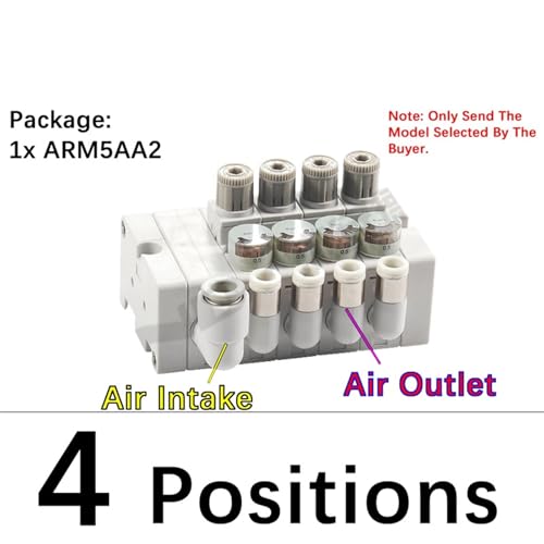 Micro ARM5AA2-219-320-421-522-M22-A Pneumatisches Druckminderventil(4 positions,6mm To 6mm) von UMXJEXU