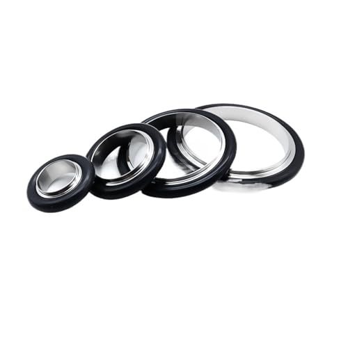 Vakuum-KF-Mittelring mit FKM-O-Ring, KF16/25/40/50 SS304-Mittelringdichtung for KF/NW/MF-Flansch-Vakuumleitung Vakuumflanschring(10packs,KF25) von UMXJEXU