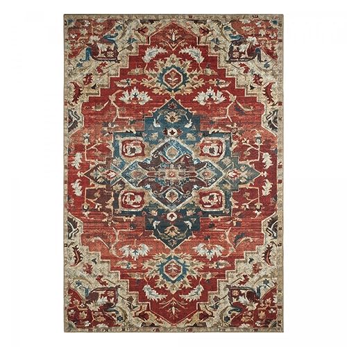 Teppich Orient Style 67 x 100 cm, Teppich für Empfangsräume, mehrfarbiger Teppich, rechteckige Form, 8161 von UN AMOUR DE TAPIS