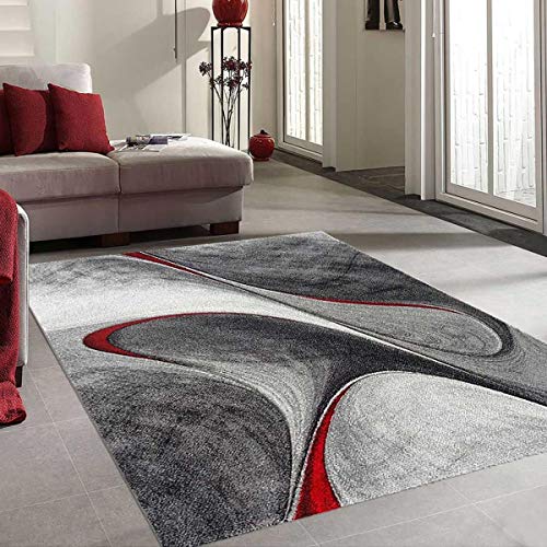 UN AMOUR DE TAPIS - Teppich,modern, Polypropylen, Kunststoff, rot, 40x60 von UN AMOUR DE TAPIS