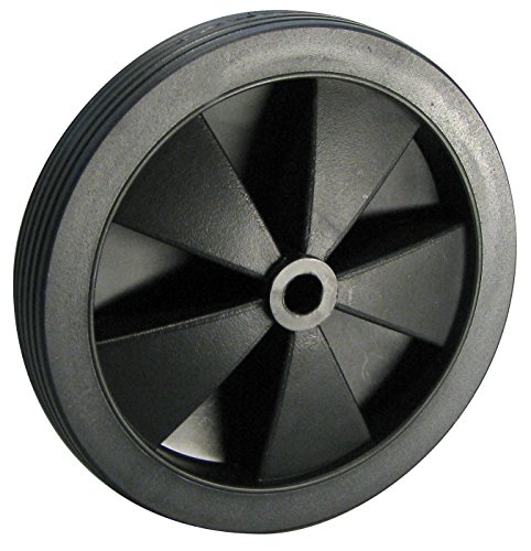 Dörner + Helmer 709132 Leichtes Rad, PVC-Bereifung mit Kunststofffelge, Schwarz von Dörner + Helmer