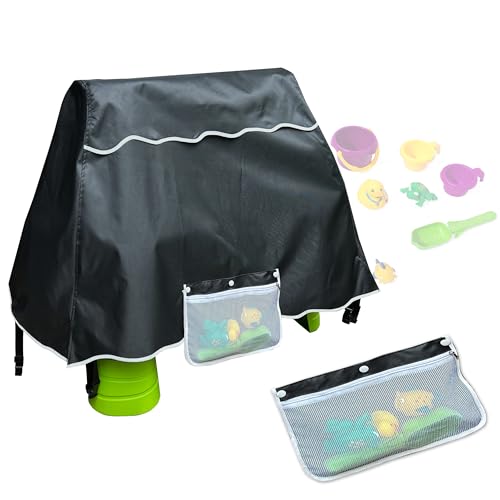 UNARK Wassertisch-Abdeckung mit Spielzeug-Aufbewahrungstasche, Kinder-Wassertisch-Abdeckung für Wassertisch, Wassertisch-Zubehör für Kleinkinder 1–3, wasserdichte Schutzhüllen für Kleinkinder UNARK Wassertisch-Abdeckung mit Spielzeug-Aufbewahrungstasche, Kinder-Wassertisch-Abdeckung für Wassertisch, Wassertisch-Zubehör für Kleinkinder 1–3, wasserdichte Schutzhüllen für Kleinkinder von UNARK