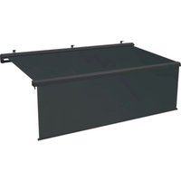[GEBRAUCHT] B-Ware Vernazza Halbkassettenmarkise Sonnenschutz Markise Stoff Anthrazit Gestell von UNBEKANNT