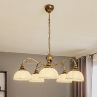 [GEBRAUCHT] Casale Hängeleuchte Lampe Fünfflammig Leuchte Hängeleuchte E27 Metall Glas B-Ware von UNBEKANNT