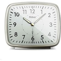 Unbekannt - Mebus analoger Funk-Wecker im Retro-Design mit abgerundeten Ecken/Material: Kunststoff/Farbe: Silber/Modell: 25362 Unbekannt - Mebus analoger Funk-Wecker im Retro-Design mit abgerundeten Ecken/Material: Kunststoff/Farbe: Silber/Modell: 25362 von UNBEKANNT