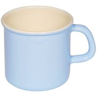 Unbekannt - Riess Topf mit Bördel (Becher) Ø9cm 0,5 Liter Emaille Classic Pastell Blau von UNBEKANNT